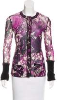 Thumbnail for your product : Jean Paul Gaultier Mesh Printed Cardigan