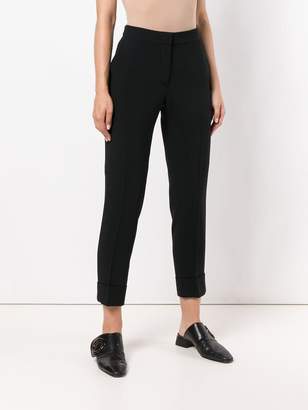 Pt01 high-waisted cropped trousers