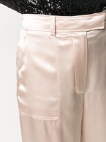 Thumbnail for your product : Tom Ford High-Rise Wide-Leg Satin Trousers