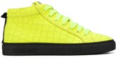 Thumbnail for your product : Hide&Jack Crocodile-Effect High-Top Sneakers