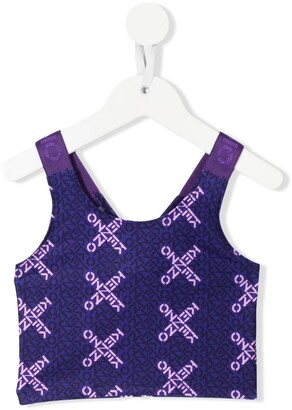 Kids Purple Logo Tank Top Ssense Bambina Abbigliamento Top e t-shirt Top Tank top 