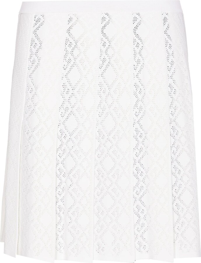 Givenchy Pleated Monogram Skirt