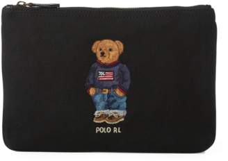 Polo Ralph Lauren Polo Bear Canvas Zip Pouch