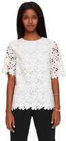 Thumbnail for your product : Kate Spade Floral lace short sleeve top