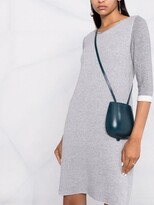 Thumbnail for your product : D-Exterior Fine Knit V-Neck Dress
