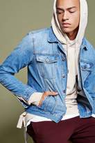 Thumbnail for your product : Forever 21 Button-Front Denim Jacket