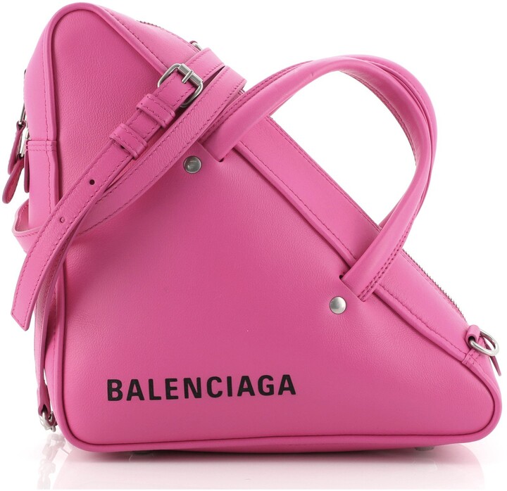 Balenciaga Triangle Duffle Bag Leather Small - ShopStyle