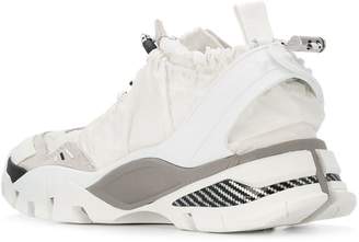 Calvin Klein ruched sporty sneakers