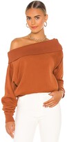 Thumbnail for your product : Marissa Webb So Relaxed Off The Shoulder Plush Sweatshirt