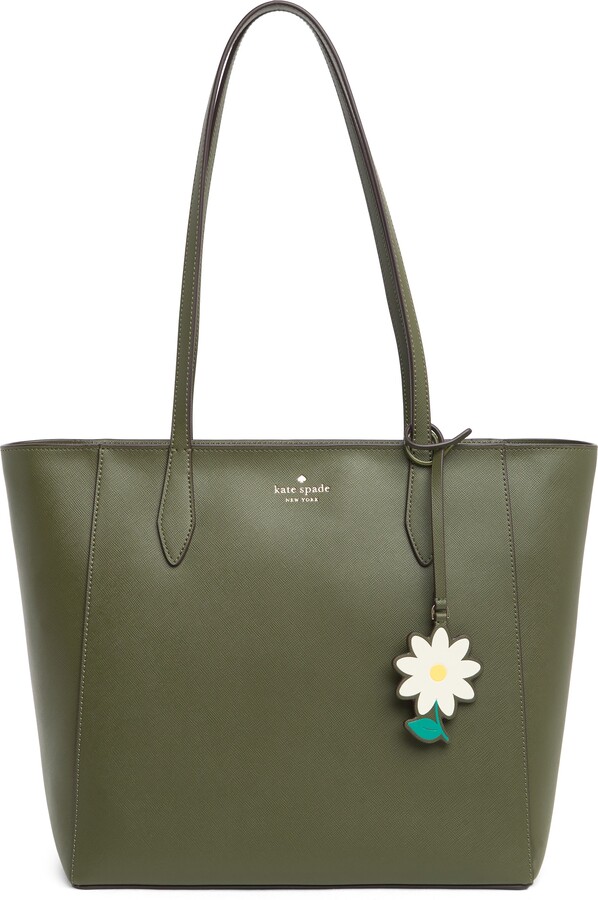 Pre-owned Kate Spade Green Floral Leather Crossbody Bag (4.690 RUB) ❤ liked  on Polyv… | Green leather handbag, Leather handbags crossbody, Leather  shoulder handbags