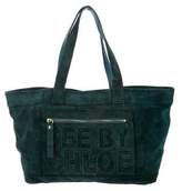 Thumbnail for your product : See by Chloe Embossed Suede Tote