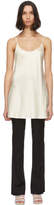 Thumbnail for your product : La Perla Off-White Silk Mini Dress