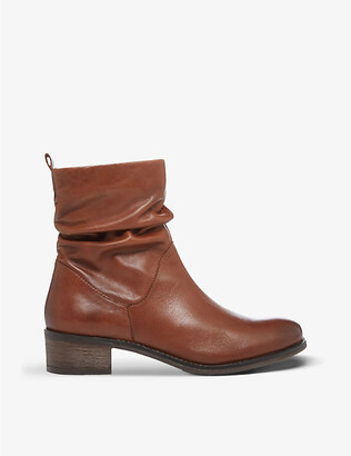 Dune Pagers leather ankle boots