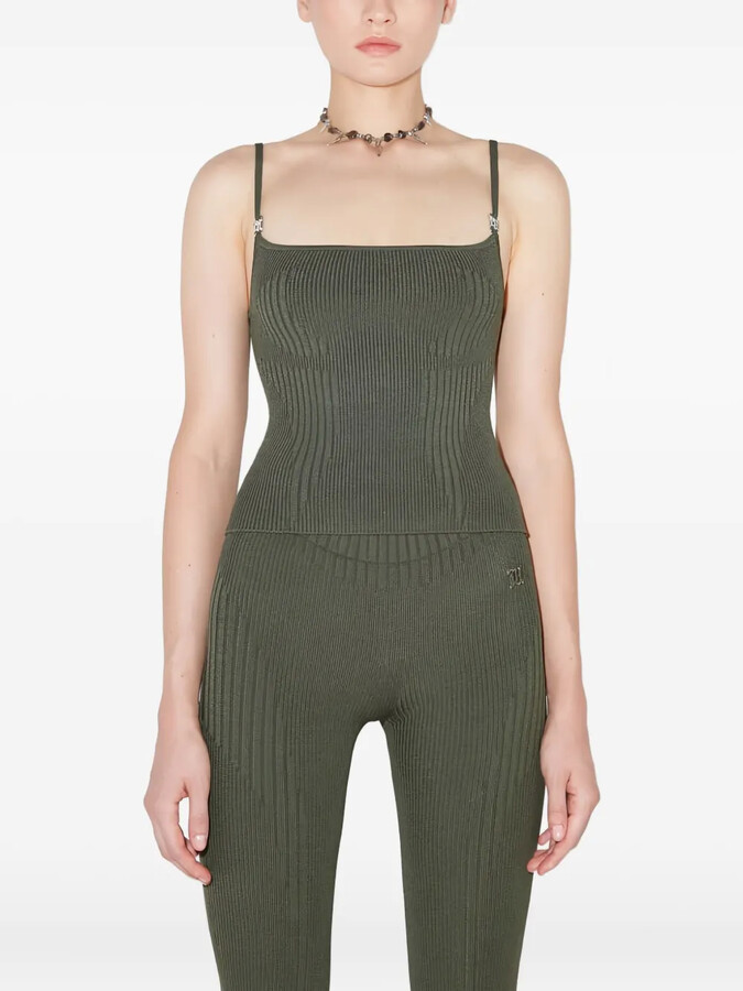 Misbhv Ribbed-Knit Tank Top