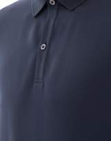 Thumbnail for your product : Alexander McQueen Blue Silk Polo