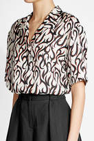 Thumbnail for your product : Alexander Wang Printed Silk Blouse