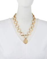 Thumbnail for your product : Panacea Circle-Link Coin Collar Necklace