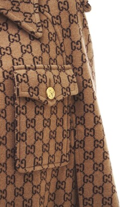 Gucci GG Wool cloth cape