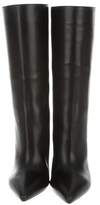 Thumbnail for your product : Valentino Leather Pointed-Toe Boots w/ Tags