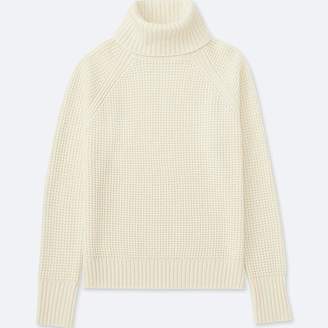 Uniqlo Women's Cashmere Blend Turtleneck Sweater