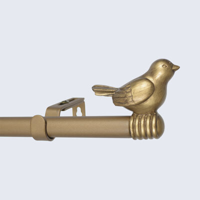 Makenna Adjustable Single Curtain Rod