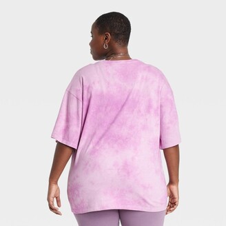 Hasbro Women's Jem Shana Elbow Sleeve Oversized Graphic T-Shirt