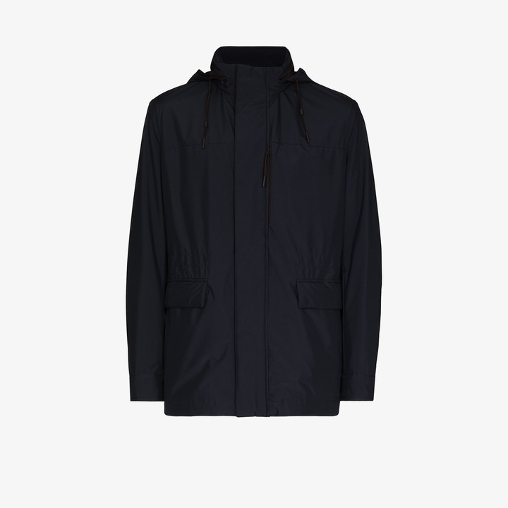 Ermenegildo Zegna Stratos hooded field jacket ShopStyle Outerwear