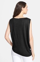 Thumbnail for your product : Eileen Fisher Organic Linen Asymmetric Tank