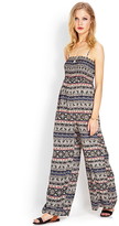 Thumbnail for your product : Forever 21 Day Trip Smocked Jumpsuit