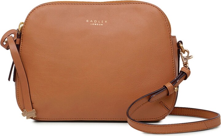Radley Medium Dukes Place Leather Shoulder Bag in Brown