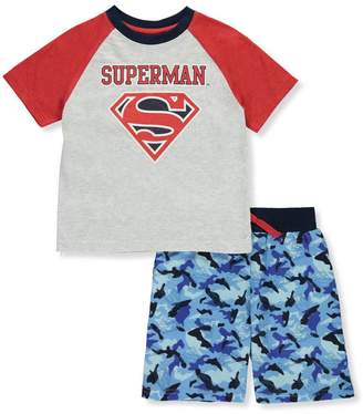 Superman Little Boys' Toddler 2-Piece Short Set Outfit