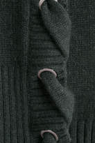 Thumbnail for your product : Frame Denim Cashmere Pullover with Lace Up Ties at the Sides