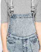 Thumbnail for your product : Bitching & Junkfood Acid Wash Dungarees