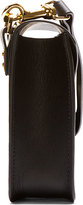 Thumbnail for your product : Sophie Hulme Black Saddle Leather Mini Envelope Bag