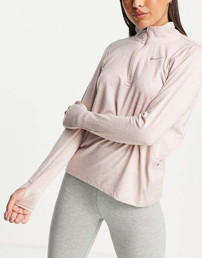 Nike Dri Fit Half Zip Womens | Shop the world's largest collection of  fashion | ShopStyle
