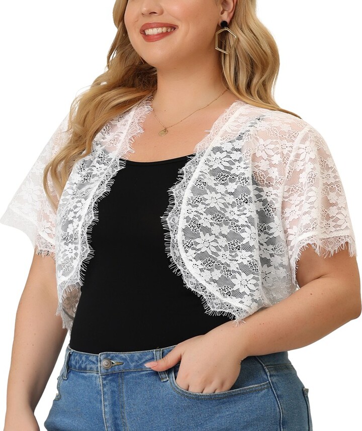 Open Front Lace Cardigan | Shop The Largest Collection | ShopStyle