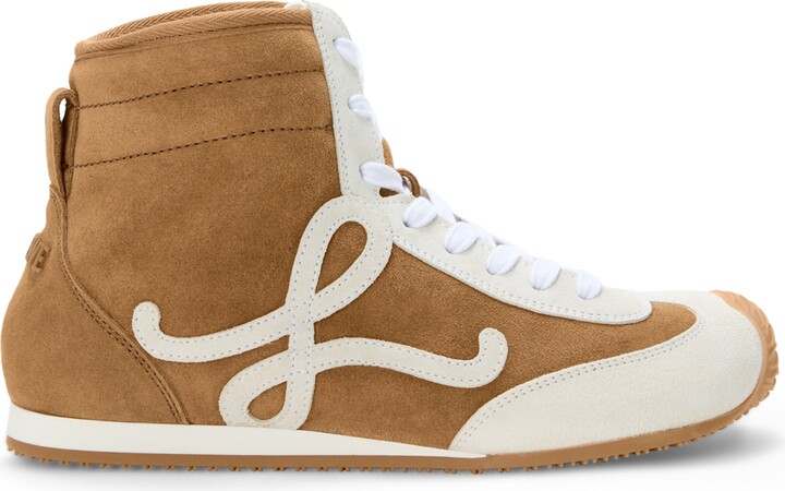 Loewe Leather Ballet Runner 2.0 High-Top Sneakers