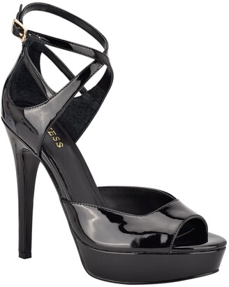 GUESS Women's Seana Platform Strappy Dress Sandals Women's Shoes - ShopStyle
