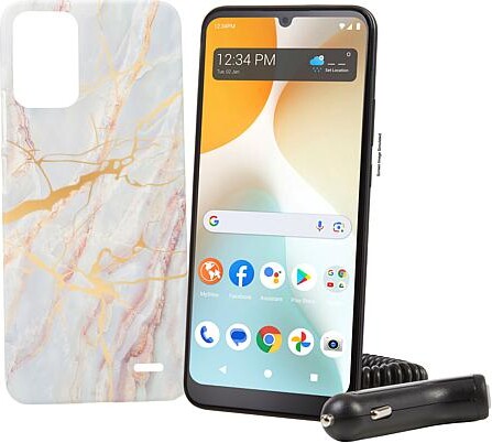 Blu Tracfone 6.74 View 5 Pro with 1500 Talk/Text/Data 1-Year Plan - Blue