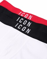 Thumbnail for your product : DSQUARED2 Kids Icon three-pack boxers