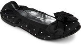 Thumbnail for your product : STEP2WO Angelina satin bow ballet pumps 6-11 years