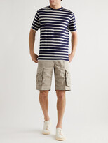 Thumbnail for your product : Incotex Washed Cotton and Linen-Blend Cargo Shorts