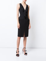 Thumbnail for your product : Black Halo frill plunge dress