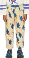 Thumbnail for your product : Bobo Choses Kids Beige Diamond Trousers