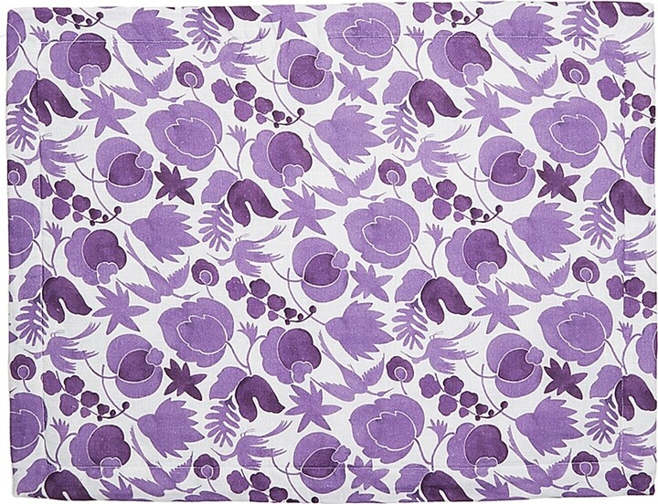 Placemats Set of 2 (13.7'' x 17.7'') - Wildbird Viola Purple
