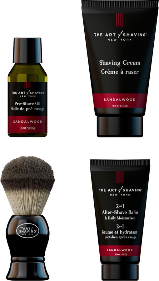 The Art of Shaving Sandalwood Essential 4-Piece Shaving Collection $75 Value