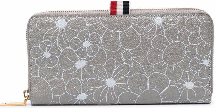 Nouveau femme mesdames floral dot long deux volets purse wallet 