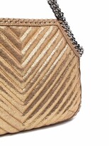 Thumbnail for your product : Stella McCartney mini Falabella chevron shoulder bag