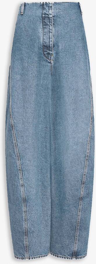 Denim cargo pants