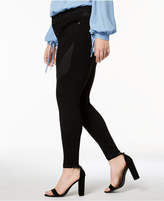 Thumbnail for your product : RWN By Rawan Plus Size Contrast Inset Skinny Ankle Jeans